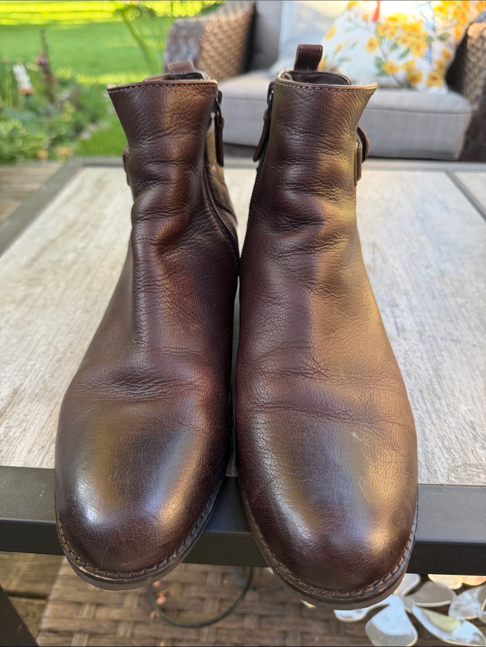 Cole Haan leather booties . Women’s size 8.5